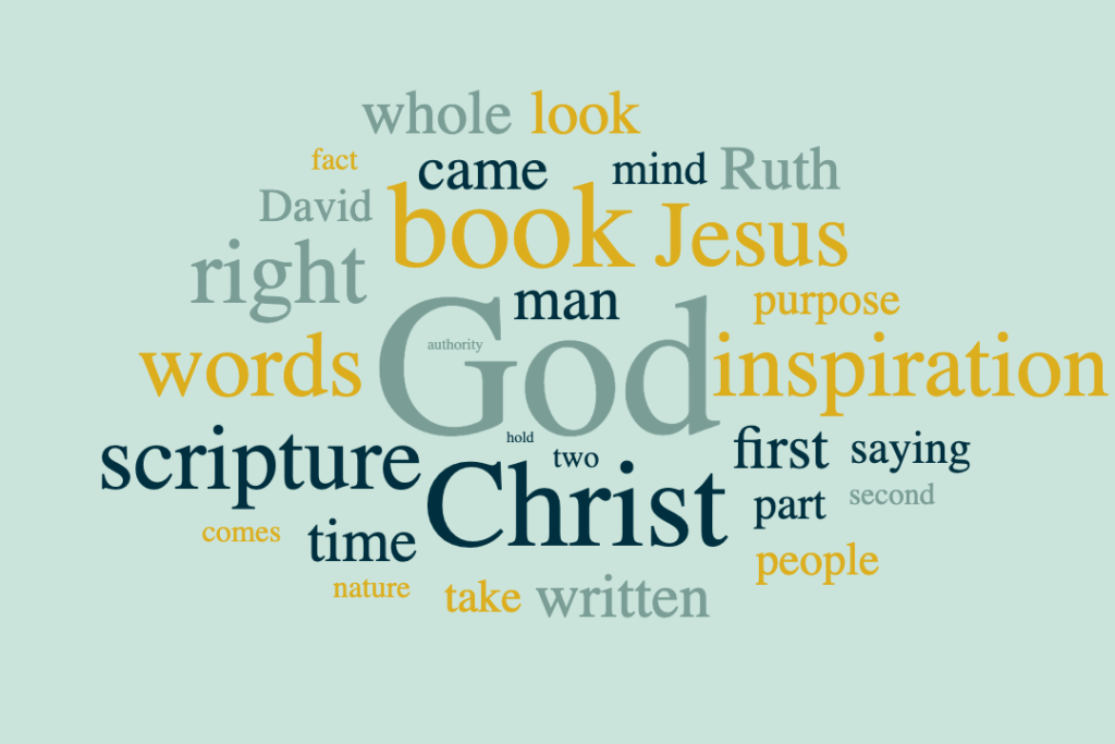The Authority and Value of Scripture - ScriptureScribe Christadelphian ...