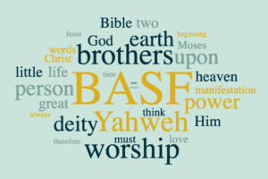 Subjects Which Underpin the Birmingham Amended Statement of Faith (BASF)