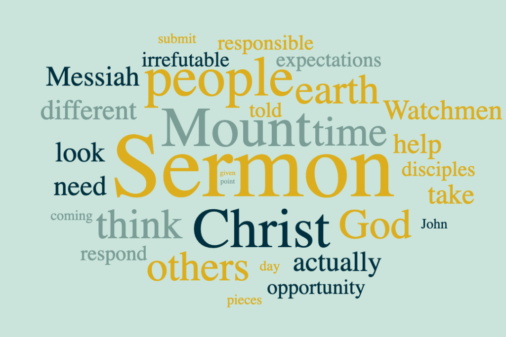 Sermon on the Mount - ScriptureScribe Christadelphian Audio Talks