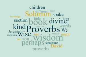 A Thematic Study of Proverbs