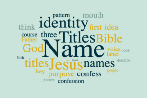Name and Titles of Our Lord Jesus Christ