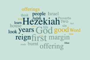 Hezekiah - The strength of Yah
