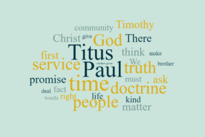 Paul's Counsel to Titus