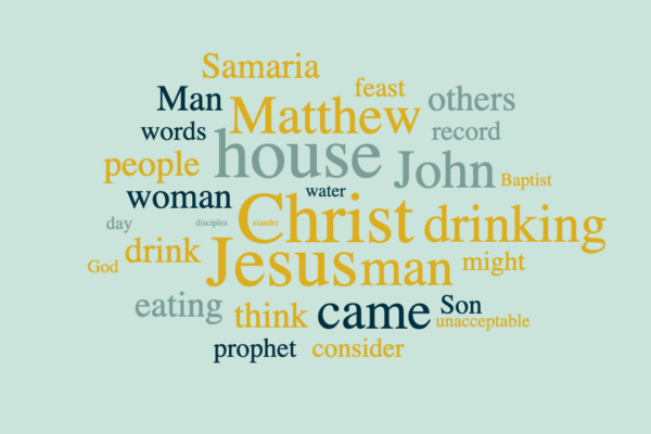 The Son of Man Came Eating and Drinking