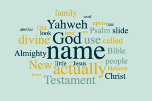 Let the Bible Speak on God's Name