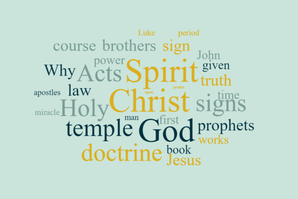 Reasoning from the Scriptures by Allegory and Type - Signs in the Book of Acts