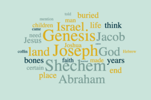 Joseph Gave Commandments Concerning His Bones