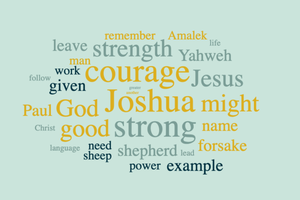 Be Strong and of Good Courage