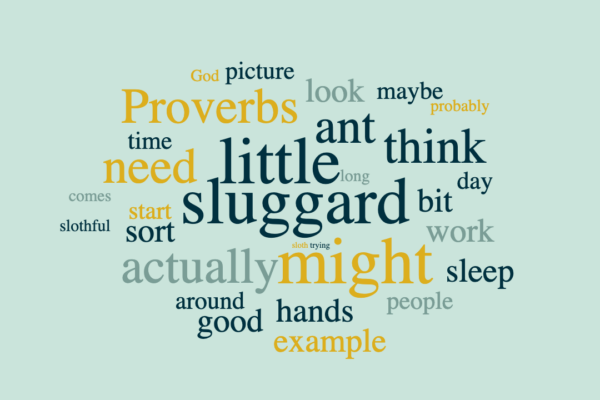Proverbs on the Sloth and the Ant