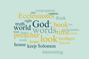 Ecclesiastes - The Words of the Preacher